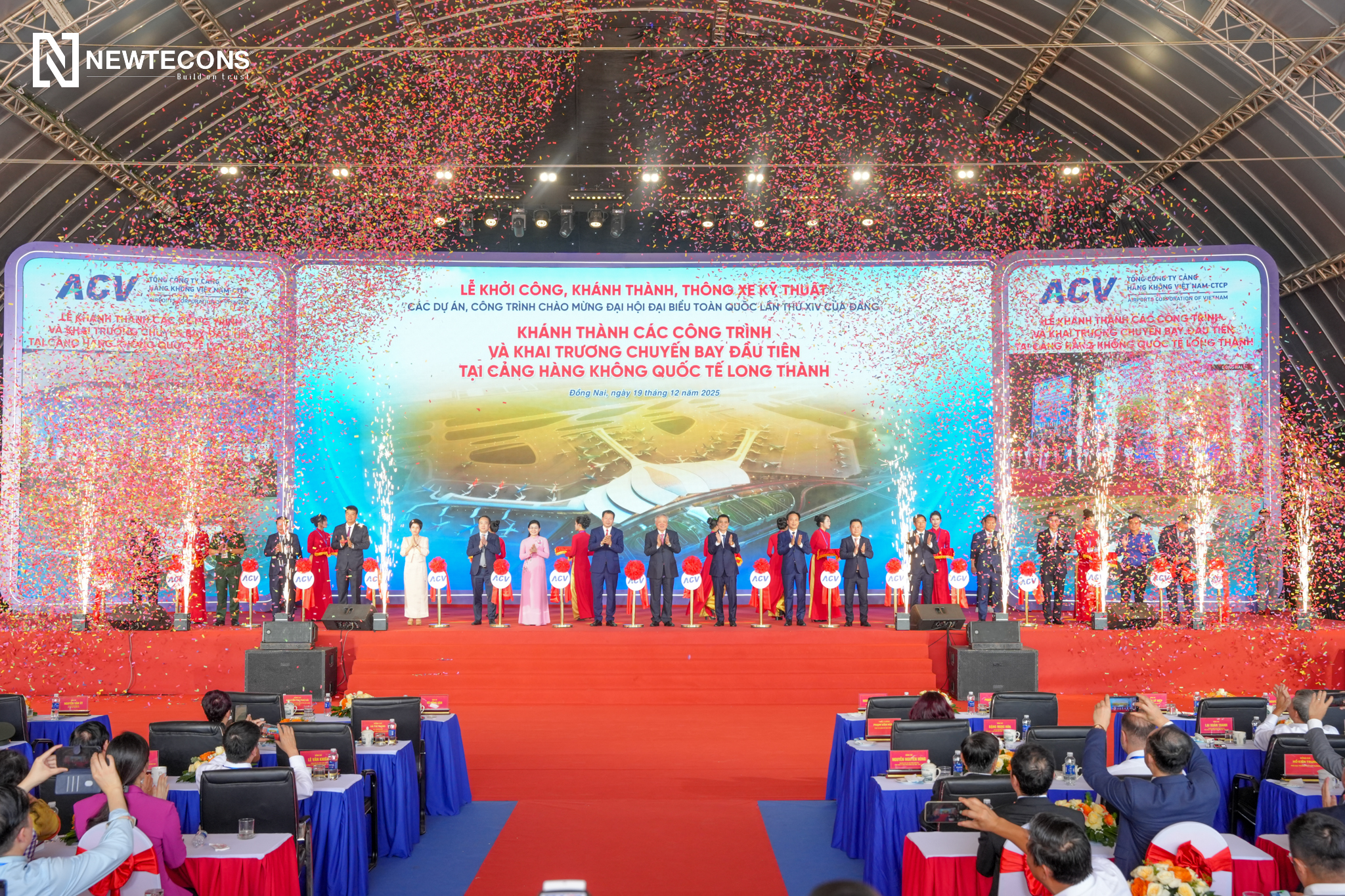 NEWTECONS GÓP PHẦN KIẾN TẠO “CÔNG TRÌNH THẾ KỶ” – SÂN BAY QUỐC TẾ LONG THÀNH ĐÓN NHỮNG CHUYẾN BAY ĐẦU TIÊN